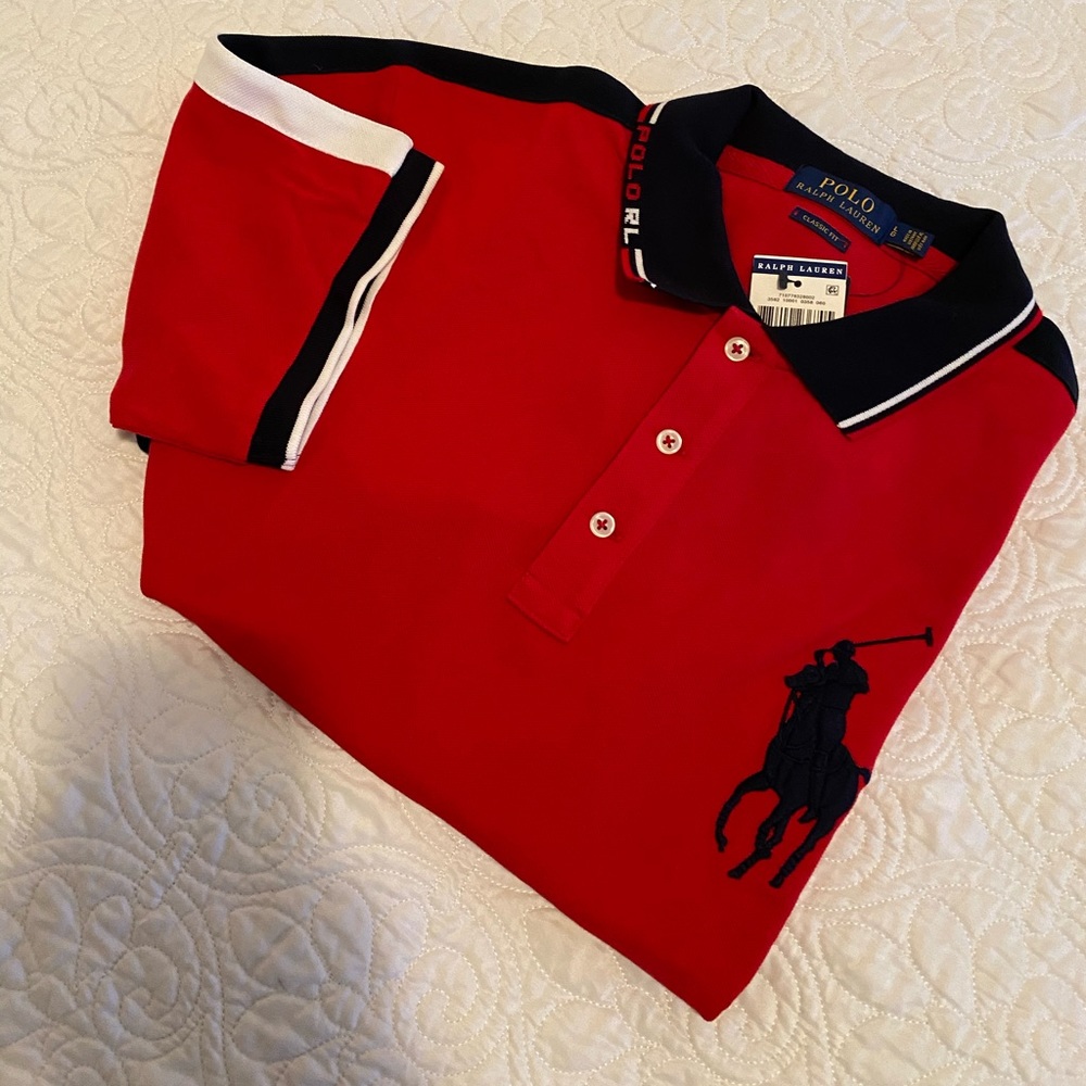 🎈SOLD - Polo Ralph Lauren mesh polo